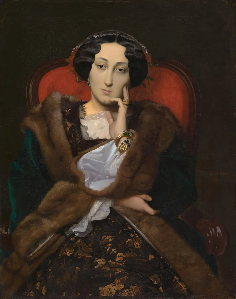 Retrato de una mujer - Jean-Léon Gérôme