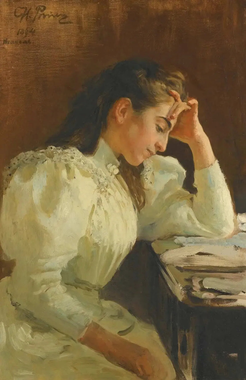 Retrato de una mujer napolitana - Ilya Repin