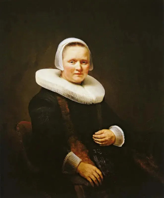 Retrato de una mujer, quizás Anna Wijmer - Rembrandt