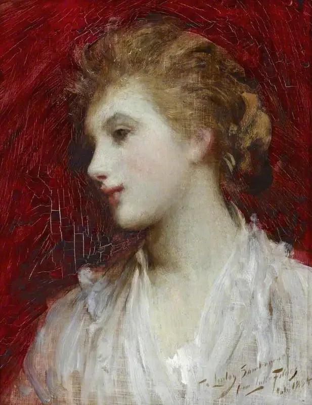 Retrato de una niña - Luke Fildes