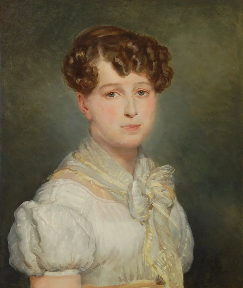 Retrato de una joven mujer - Ary Scheffer