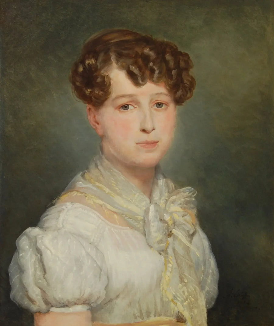 Retrato de una joven mujer - Ary Scheffer
