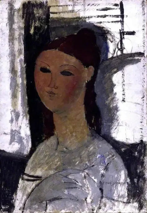 Retrato de una joven, sentada - Amedeo Modigliani