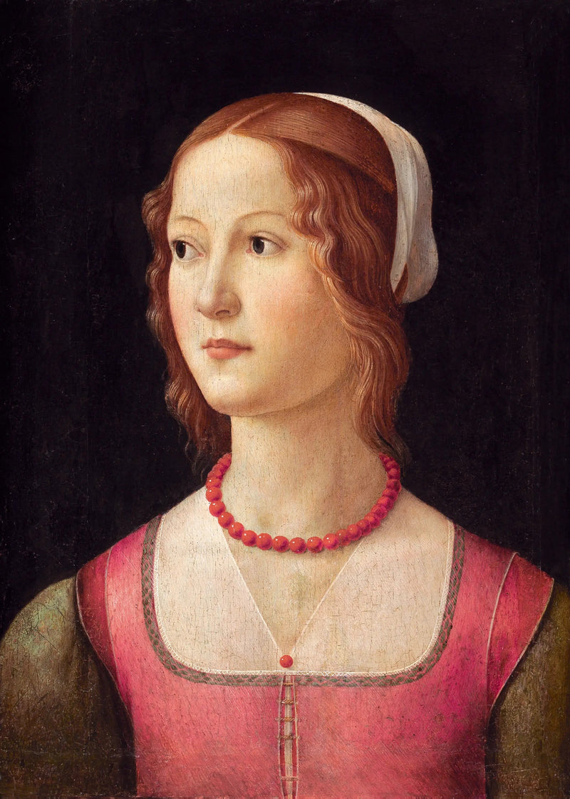 Retrato de una joven mujer - Domenico Ghirlandaio