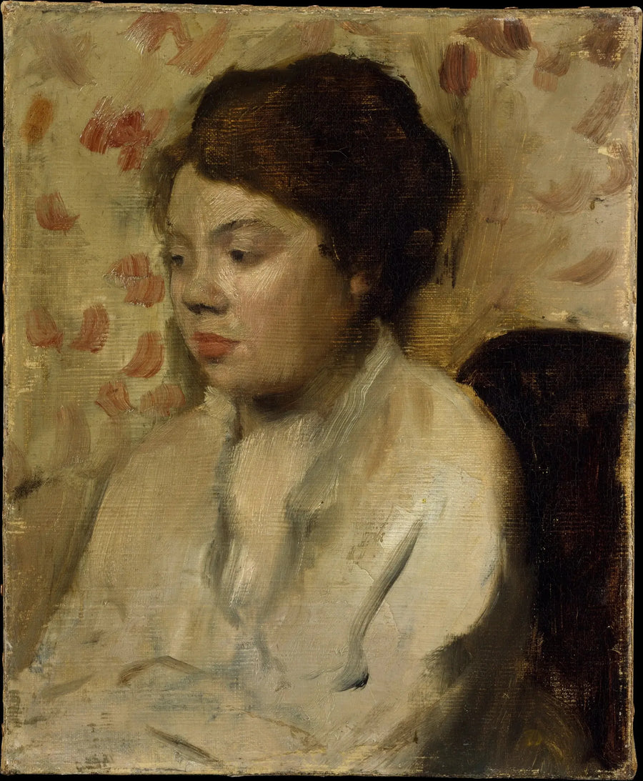 Retrato de una joven - Edgar Degas