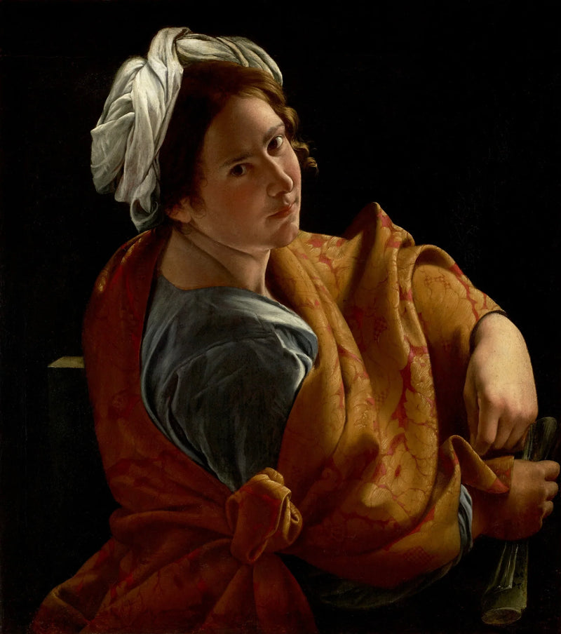 Retrato de una joven en sibila - Orazio Gentileschi