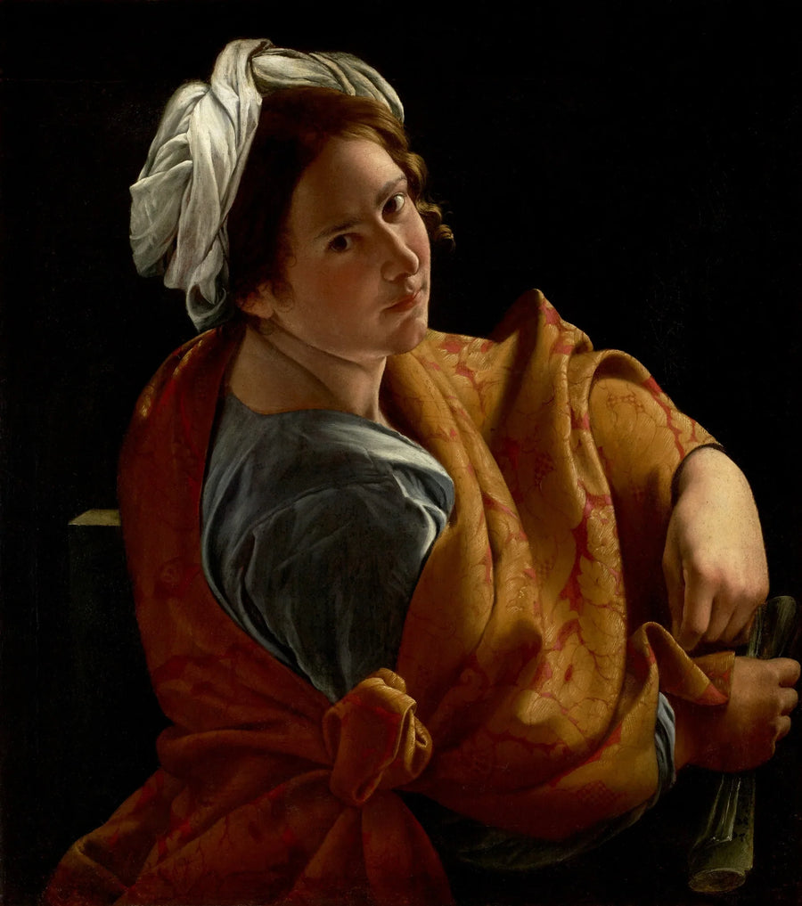 Retrato de una joven en sibila - Orazio Gentileschi