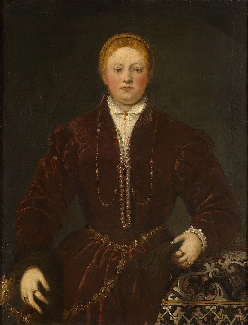 Retrato de una joven mujer - Jacopo Tintoretto