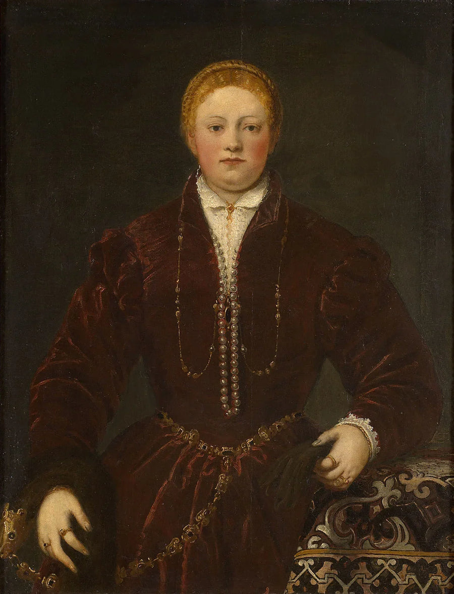 Retrato de una joven mujer - Jacopo Tintoretto