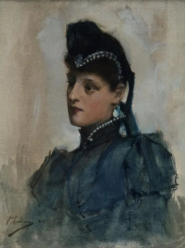 Retrato de una mujer joven - John Lavery