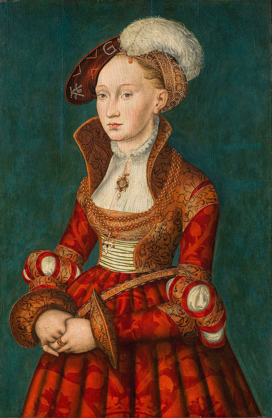 Retrato de una joven mujer - Lucas Cranach el Viejo