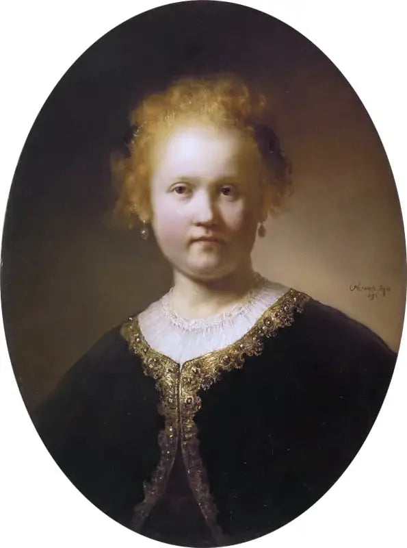 Retrato de una joven - Rembrandt