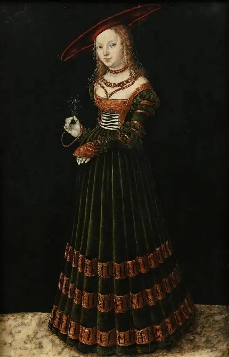 Retrato de una joven con clavel (La Princesa) - Lucas Cranach el Viejo