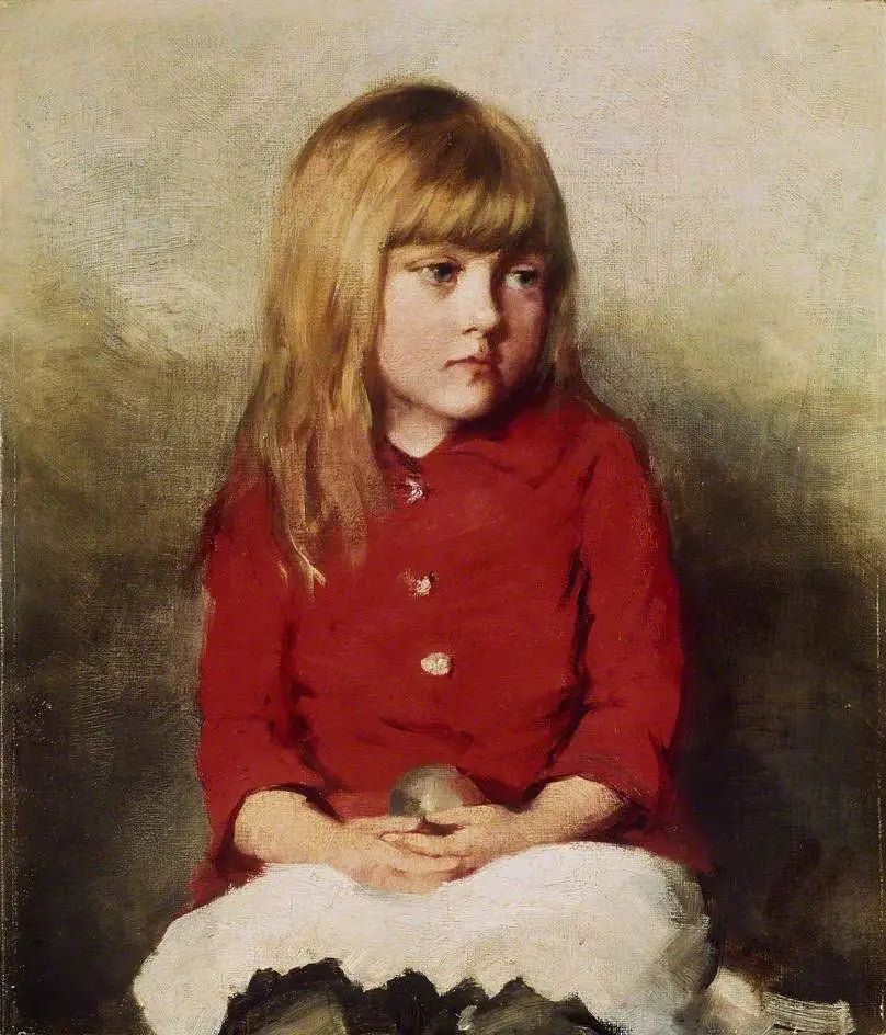 Retrato de una joven - John Everett Millais