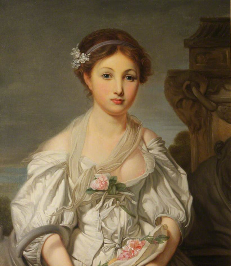 Retrato de una joven (La jarra rota) - Jean-Baptiste Greuze