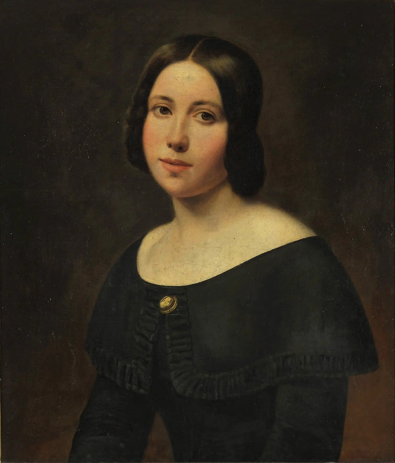 Retrato de una joven - Ludwig Knaus