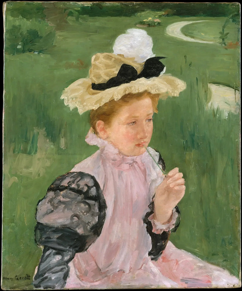 Retrato de una joven - Mary Cassatt