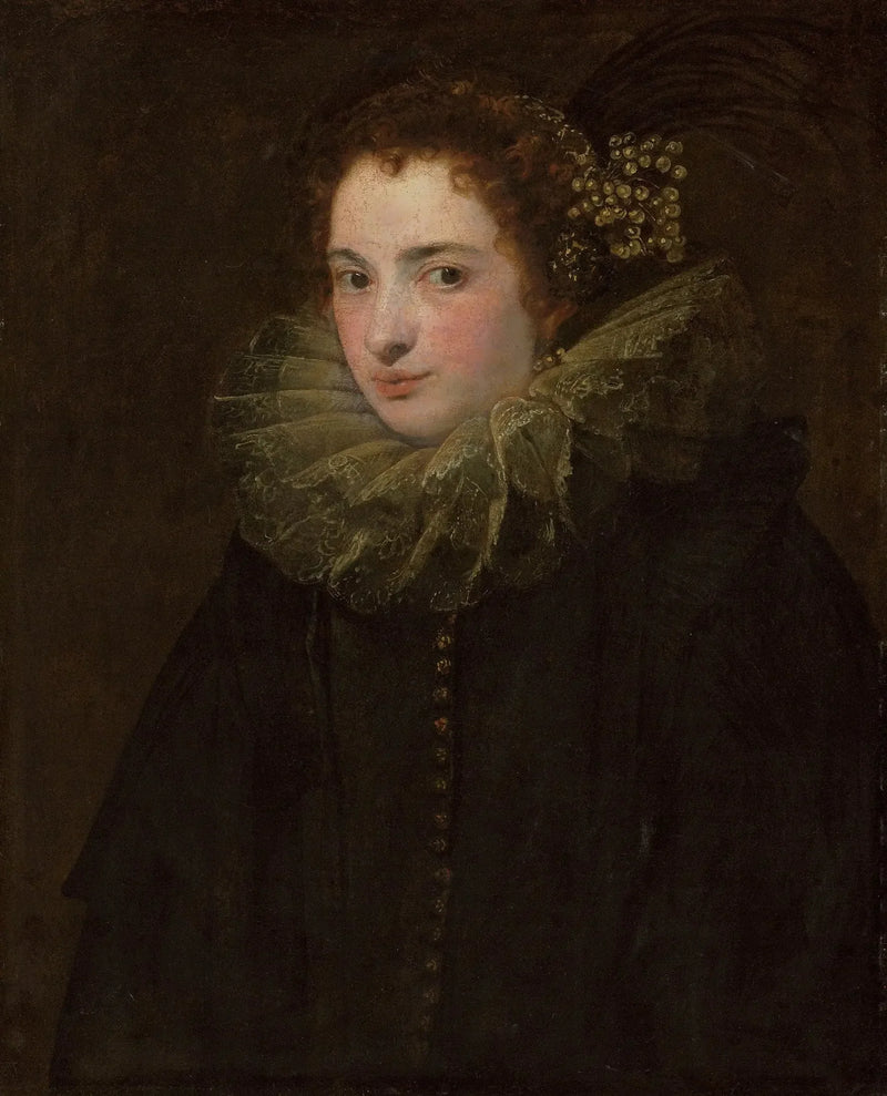 Retrato de una mujer noble - Antoine van Dyck