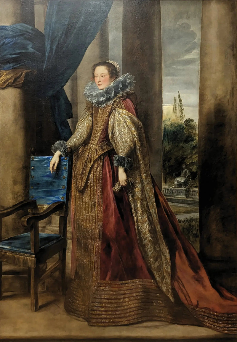 Retrato de una noble genovesa - Antoine van Dyck