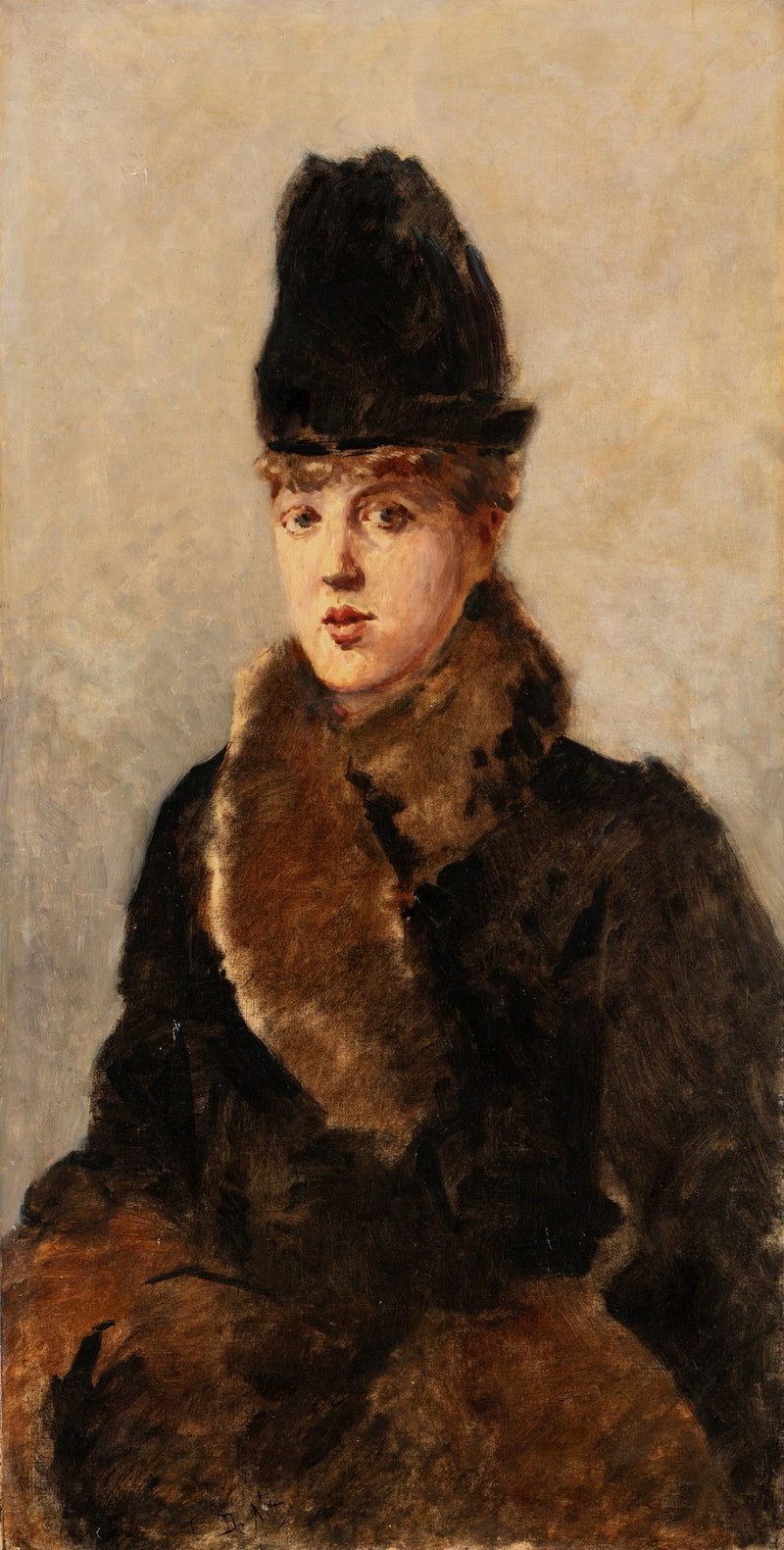 Retrato de una parisiense - Giuseppe De Nittis