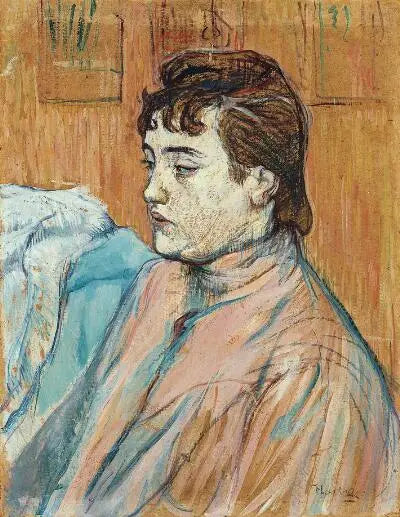 Retrato de una prostituta - Henri de Toulouse-Lautrec