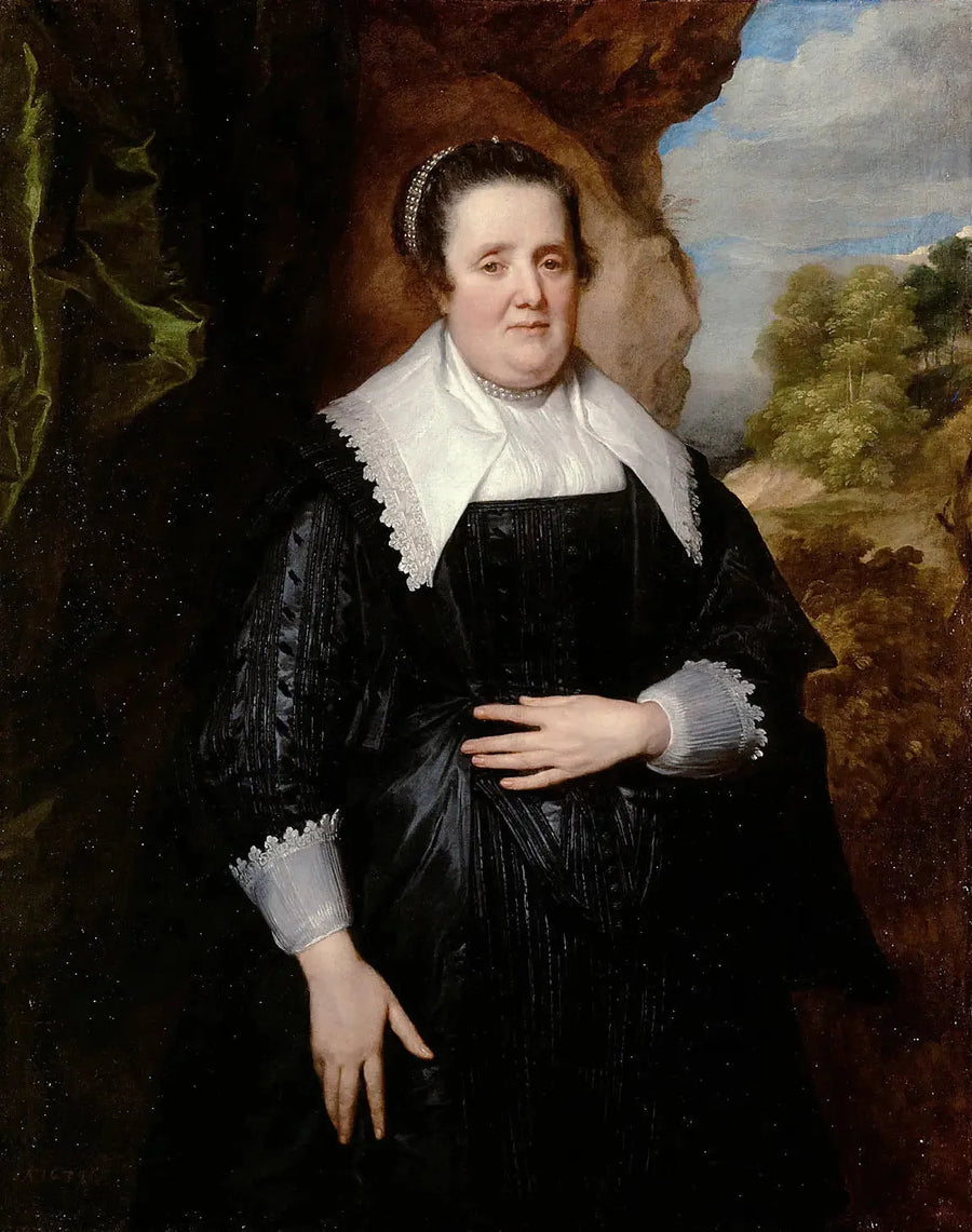 Retrato de una anciana - Antoine van Dyck