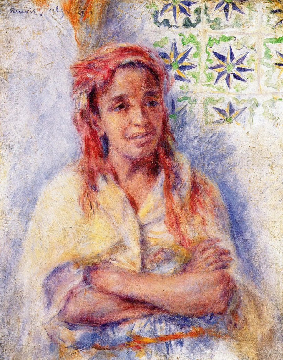 Retrato de una anciana árabe - Pierre-Auguste Renoir