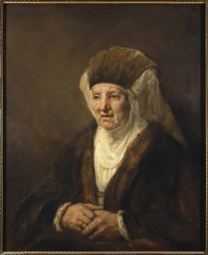 Retrato de una anciana - Rembrandt