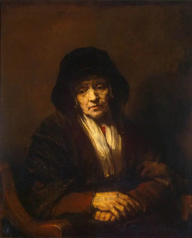 Retrato de una anciana - Rembrandt