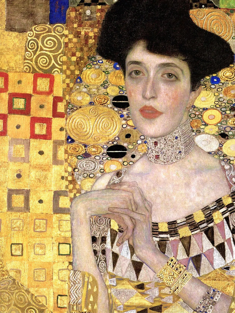 👑 Retrato de Adèle Bloch-Bauer I (Detalle) – Gustav Klimt (1907)