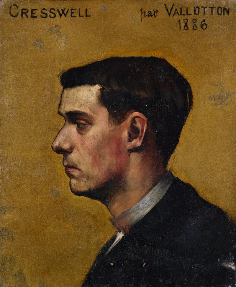 Retrato de Albert Cresswell - Félix Vallotton