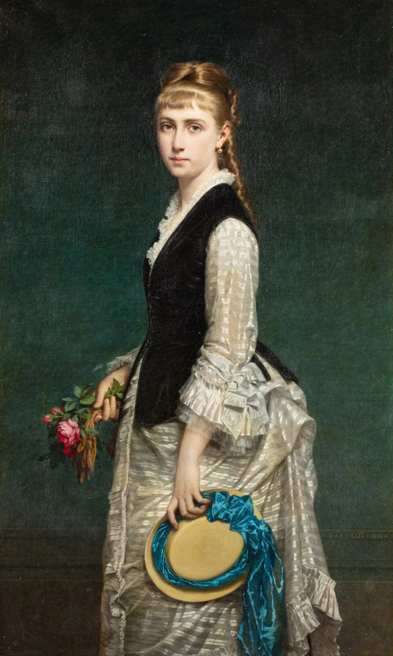 Retrato de Alice Heine, duquesa de Richelieu, princesa de Mónaco - Pierre Auguste Cot