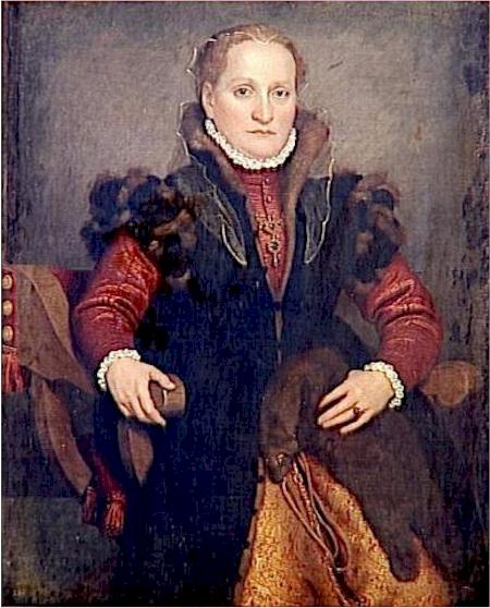 Retrato de Angelica Agliardi de Nicolinis - Giovanni Battista Moroni