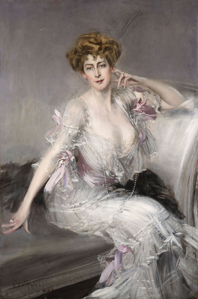 Retrato de Anna Elisabeth Hansen - Giovanni Boldini