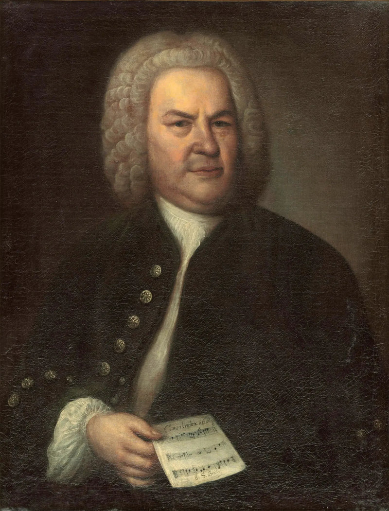Retrato de Bach - Elias Gottlob Haussmann