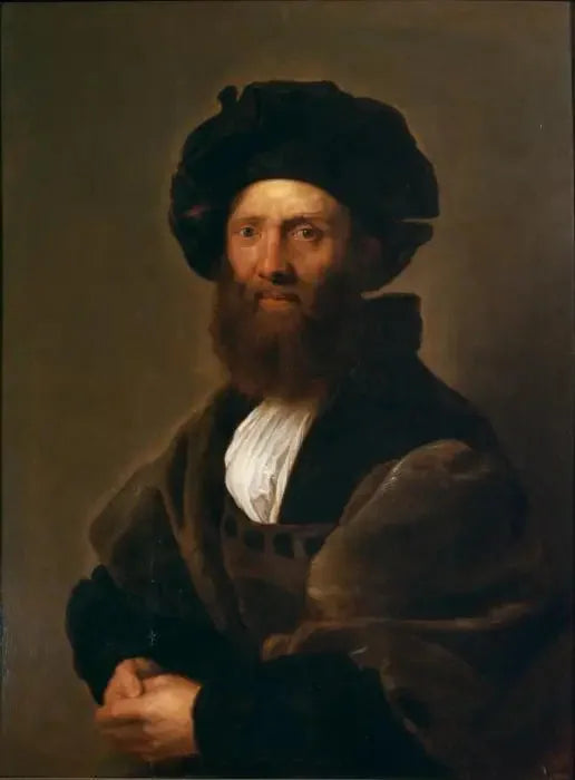 Retrato de Baldassare Castiglione (según Rafael) - Peter Paul Rubens