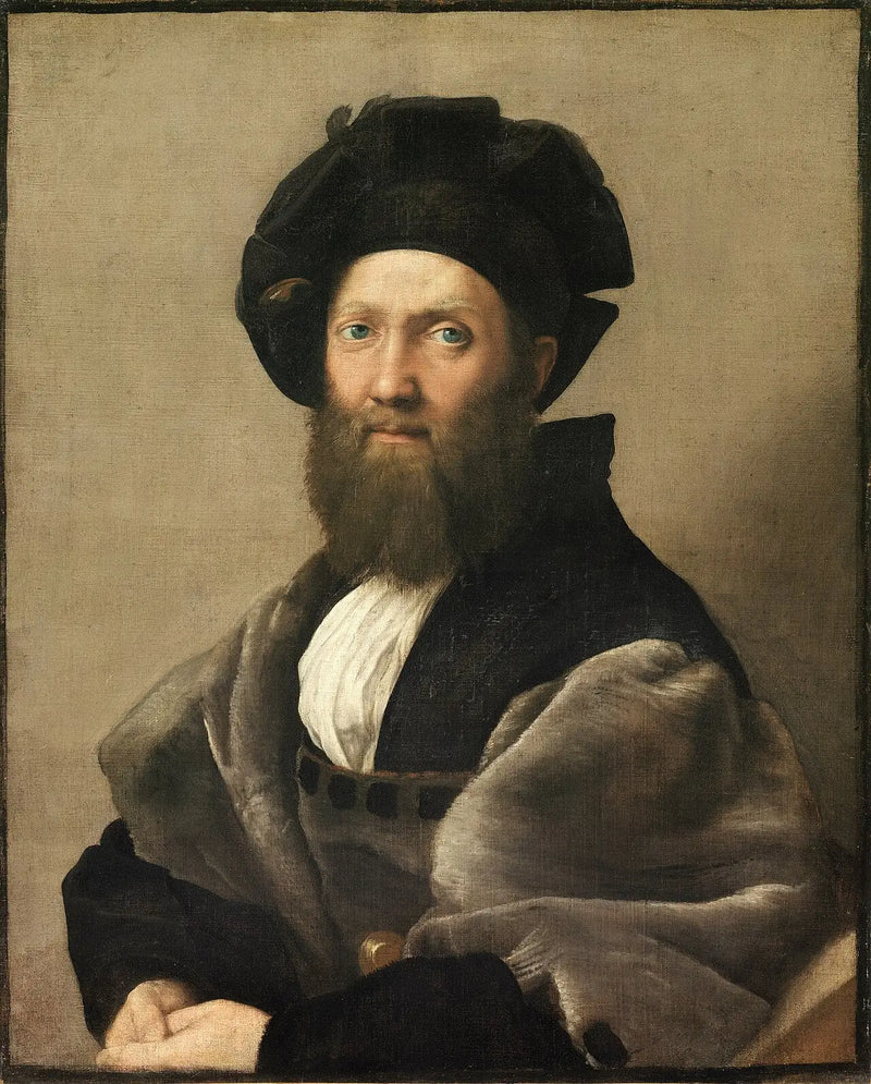 Retrato de Baldassare Castiglione - Rafael Sanzio