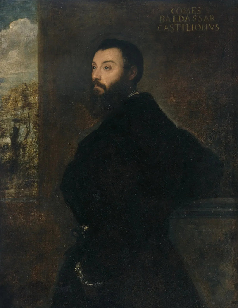 Retrato de Baldassare Castiglione - Tiziano