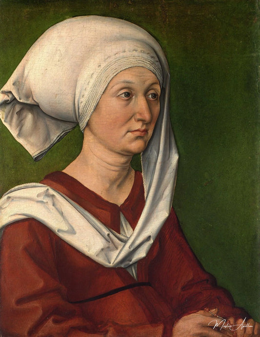 Portrait de Barbara Holper - Albrecht Dürer - Reproductions de tableaux et peintures haut de gamme