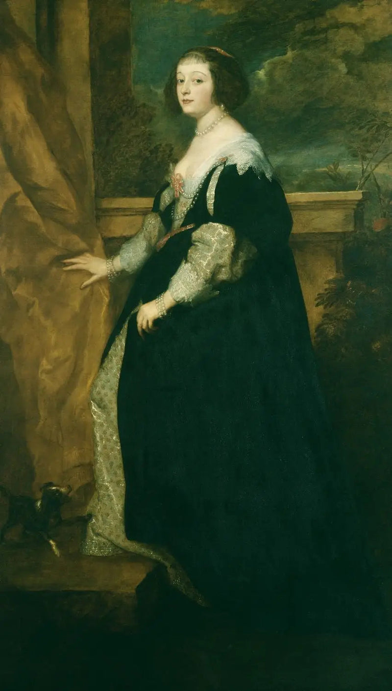 Retrato de Beatriz de Cusance, princesa de Cante-Croix - Antoine van Dyck