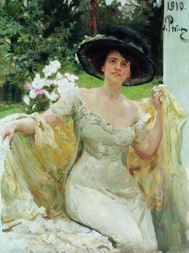 Retrato de Bella Gorskaya - Ilya Repin