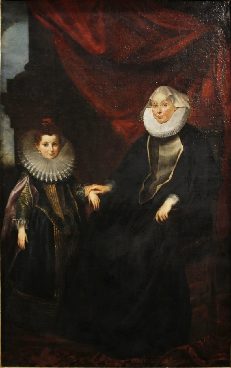 Retrato de Bianca Spinola Imperiale (1554-1622) y su sobrina Maddalena Imperiale - Peter Paul Rubens
