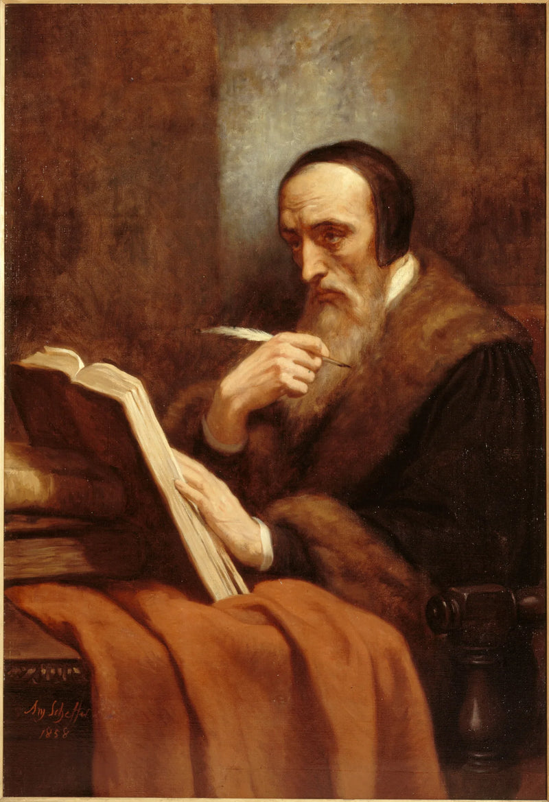 Retrato de Calvin - Ary Scheffer