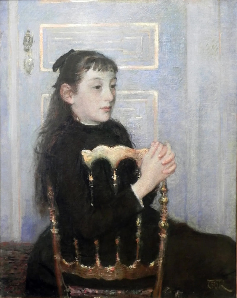 Retrato de Camille van Mons - Théophile van Rysselberghe