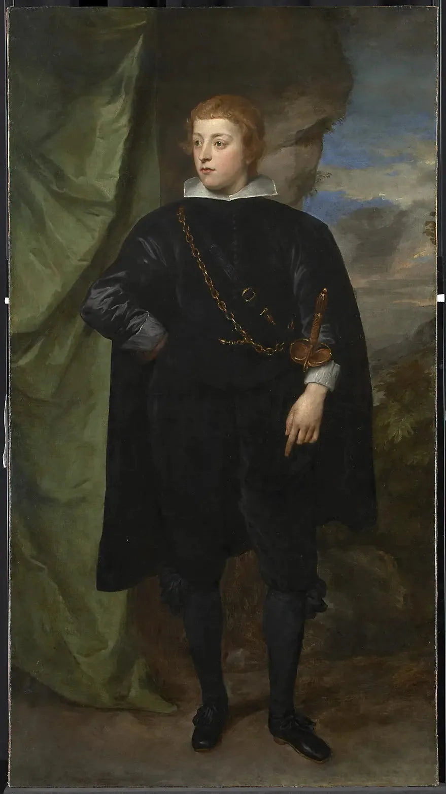 Retrato de Carlo Emanuele d'Este, marqués de Borgomanero (1622-1695) - Antoine van Dyck