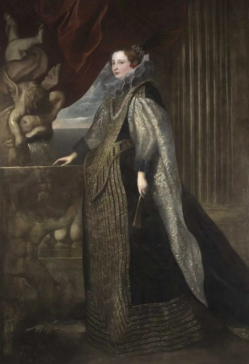 Retrato de Catarina Balbi Durazzo - Antoine van Dyck