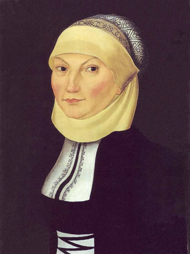 Retrato de Catalina de Bora - Lucas Cranach el Viejo
