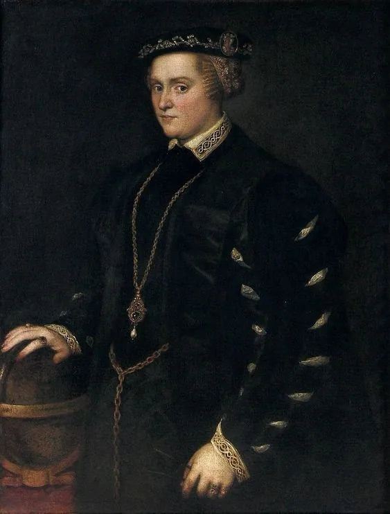 Retrato de Catalina de Austria (1533-1572), reina de Polonia - Jacopo Tintoretto