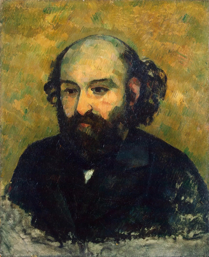 Retrato de Cezanne, según Renoir - Paul Cézanne