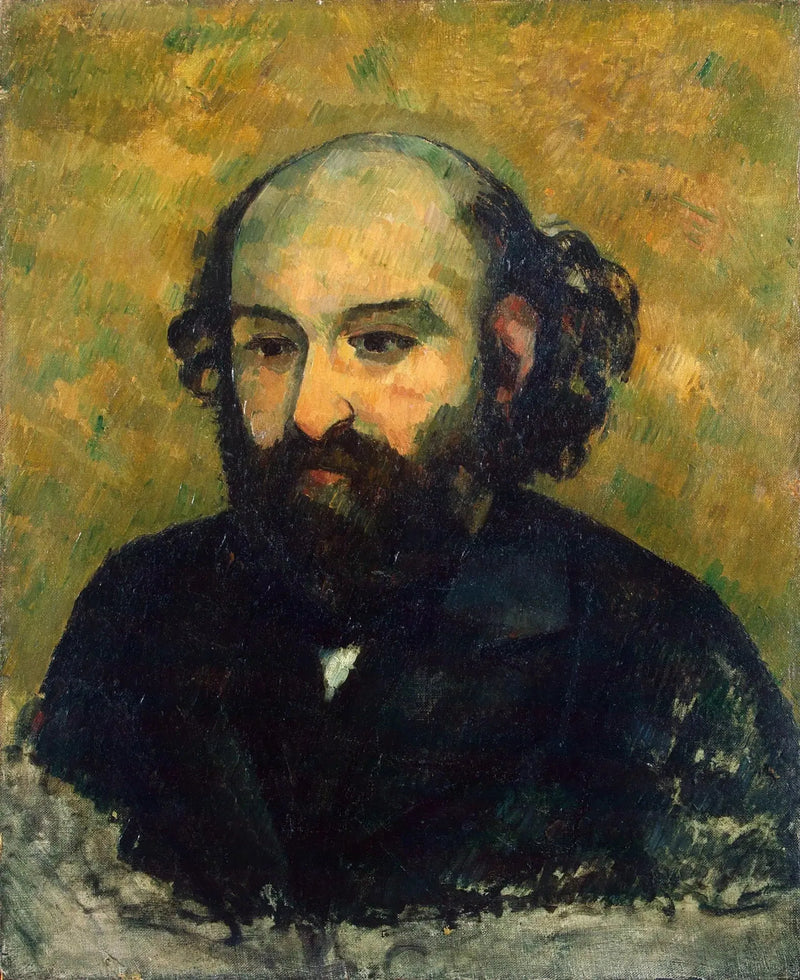 Retrato de Cezanne, según Renoir - Paul Cézanne